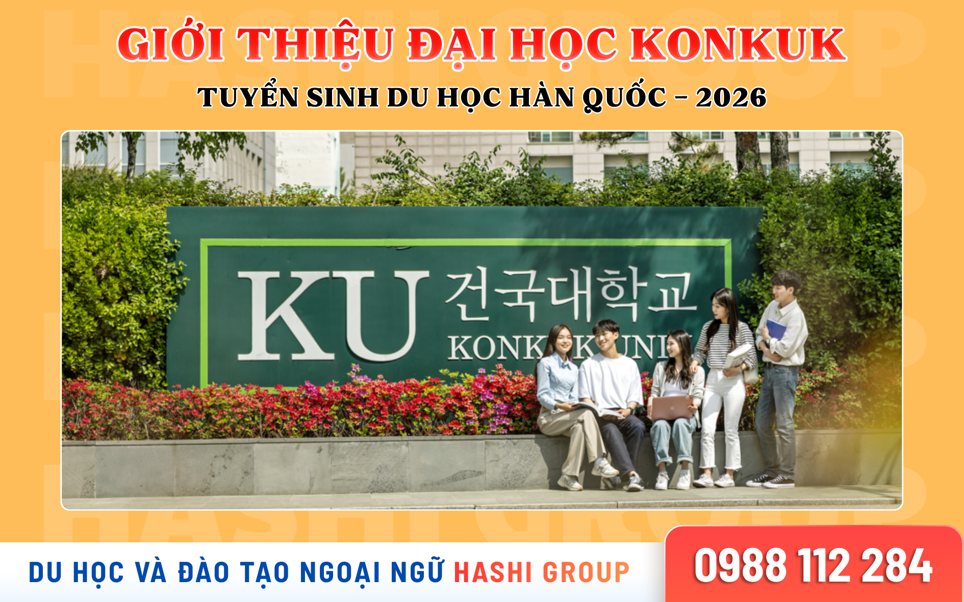 Đại học Konkuk – Thông Báo Tuyển Sinh Du Học Hàn Quốc Visa D4-1